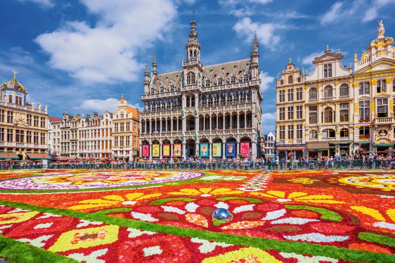  Siepen Reisen - Blumenteppich Brüssel Bildidee 