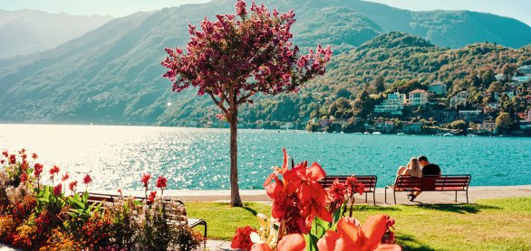 Am Ufer des Lago Maggiore in Ascona © Roman Babakin - stock.adobe.com