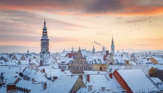 Blick auf das winterliche Görlitz © EGZ/NikolaiSchmidt