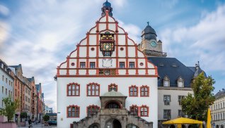 Altes und Neues Rathaus Plauen © schulzfoto-fotolia.com