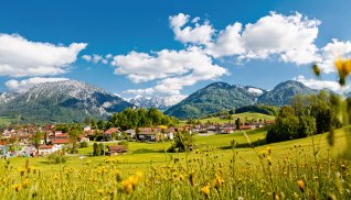 Blick auf  Ruhpolding © Ruhpolding Tourismus GmbH/Andreas Plenk