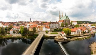 Blick auf Görlitz mit der Altstadtbrücke © EGZ/Moritz Kertzscher