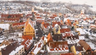 Blick auf das winterliche Nördlingen © shujaa_777 - stock.adobe.com