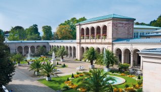 Kurgarten mit Arkadenbau im Bayer. Staatsbad Bad Kissingen © Bayer. Staatsbad Bad Kissingen GmbH/Heji Shin