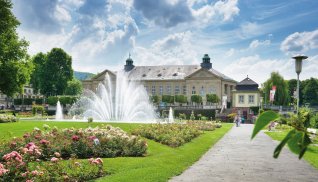 Rosengarten und Regentenbau © Bayerisches Staatsbad Bad Kissingen GmbH